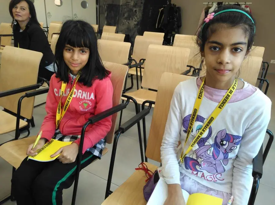 I ragazzi della primaria di Caino al GdB