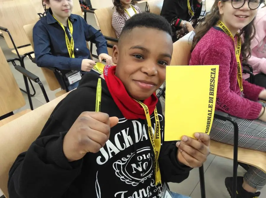 I ragazzi della primaria di Caino al GdB