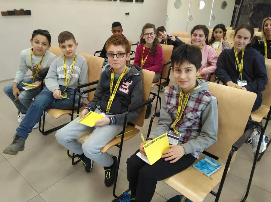 I ragazzi della primaria di Caino al GdB