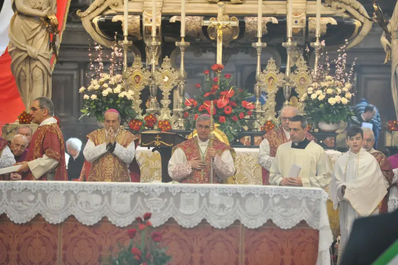 Le celebrazioni nella chiesa di San Faustino
