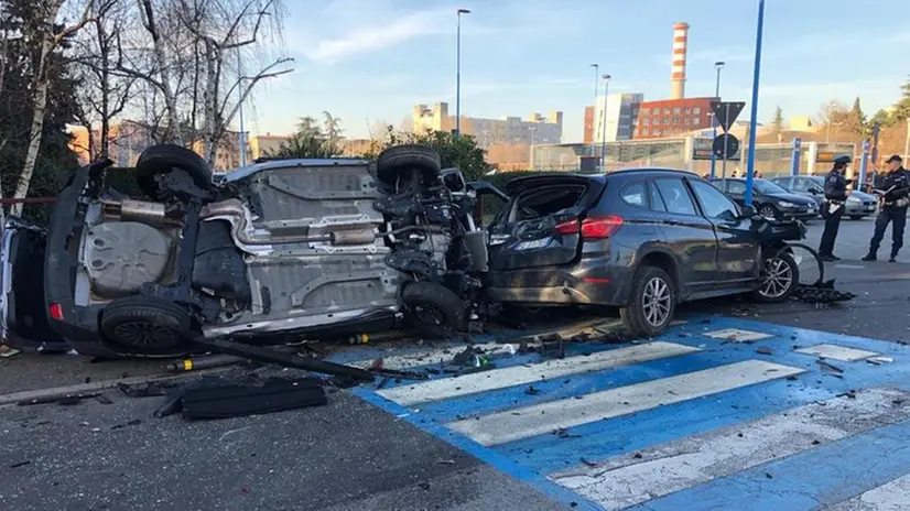 Incidente tra via Branze e viale Europa