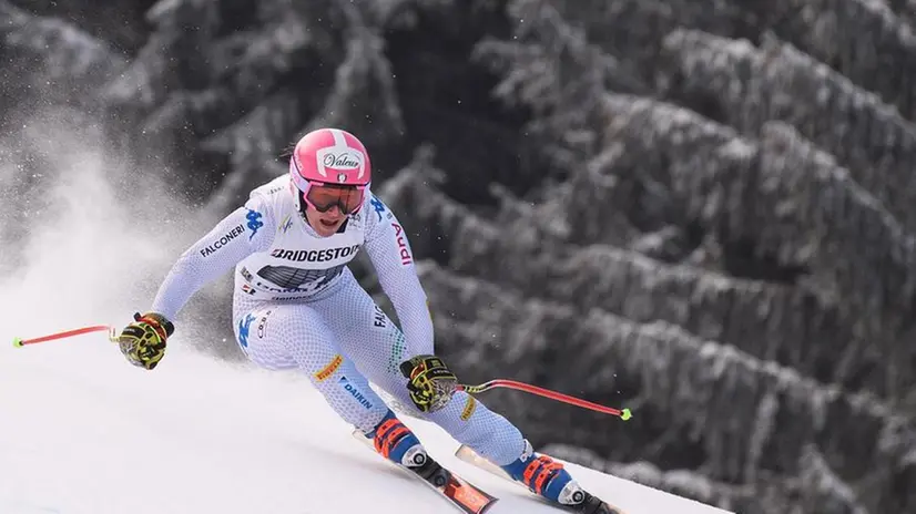Nadia Fanchini sesta nella libera di Garmish