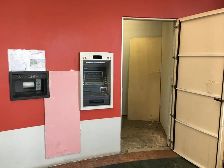 Il bancomat preso di mira a Orzinuovi