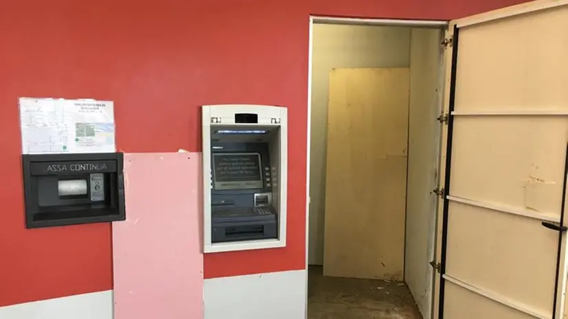 Il bancomat preso di mira a Orzinuovi