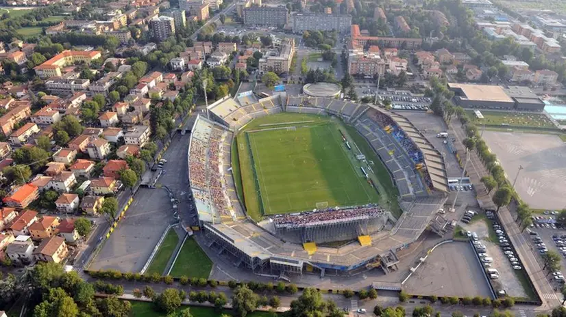 Lo stadio comunale Rigamonti, realizzato nel 1959 - Foto © www.giornaledibrescia.it