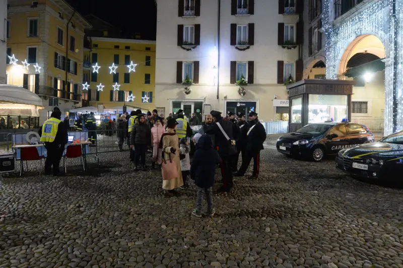 La festa di Capodanno in piazza Loggia