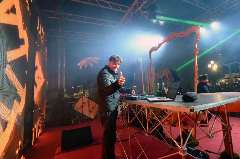 La festa di Capodanno in piazza Loggia