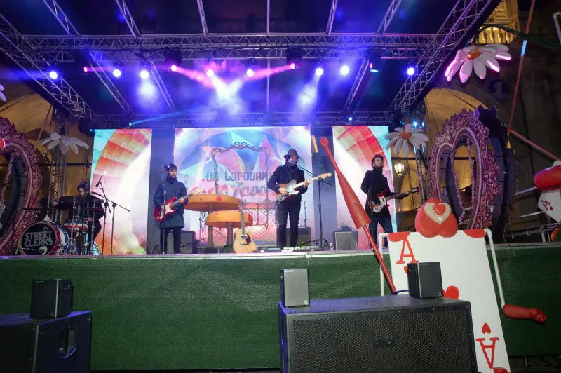 La festa di Capodanno in piazza Loggia