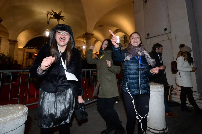 La festa di Capodanno in piazza Loggia