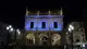 La Loggia illuminata di blu