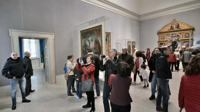 Pinacoteca, un anno fa la riapertura: la festa