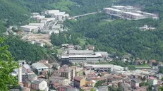 Una veduta aerea di Lumezzane - Foto © www.giornaledibrescia.it
