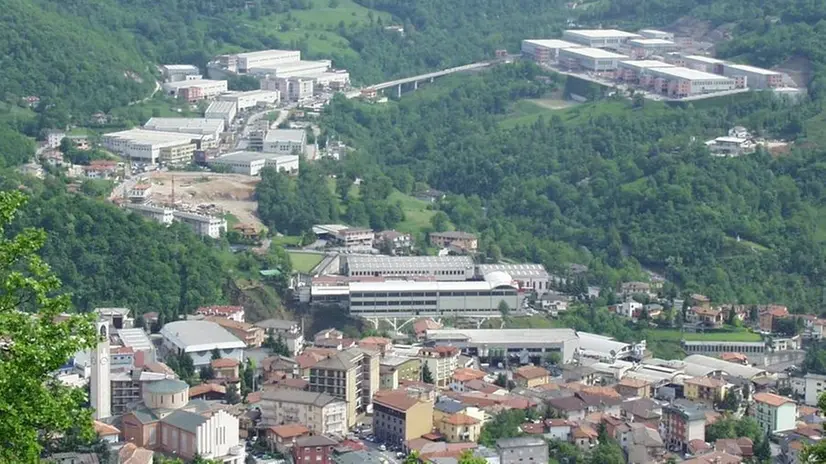 Una veduta aerea di Lumezzane - Foto © www.giornaledibrescia.it