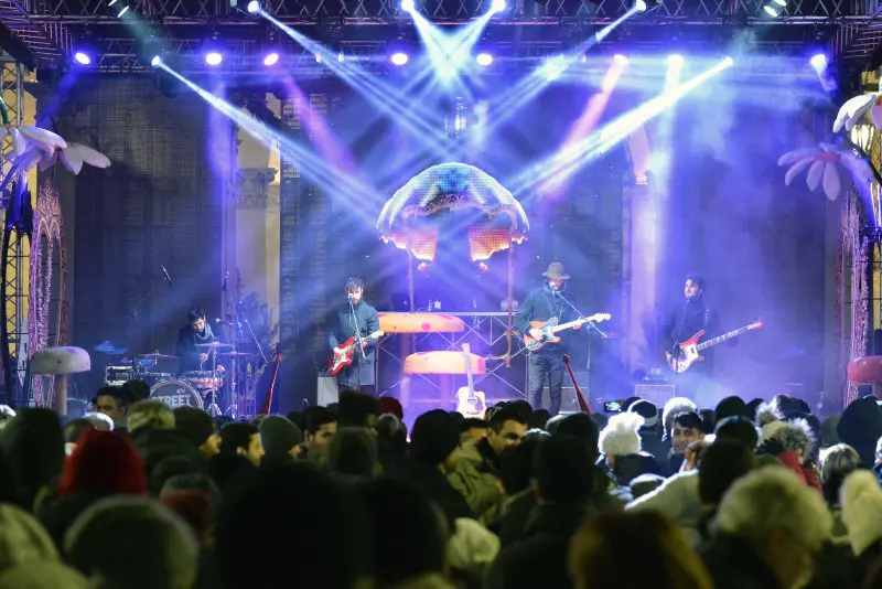 La festa di Capodanno in piazza Loggia