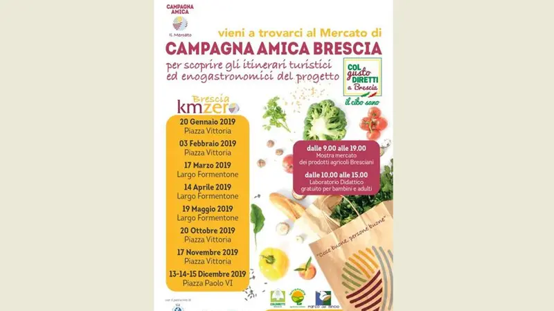 Il calendario di Campagna Amica 2019 - © www.giornaledibrescia.it