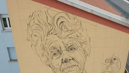 Il murale di Vera Bugatti a San Bartolomeo