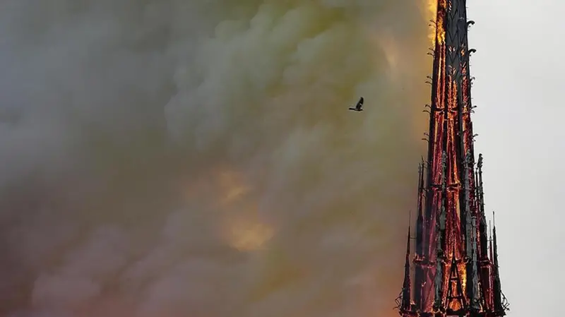 Notre-Dame in fiamme