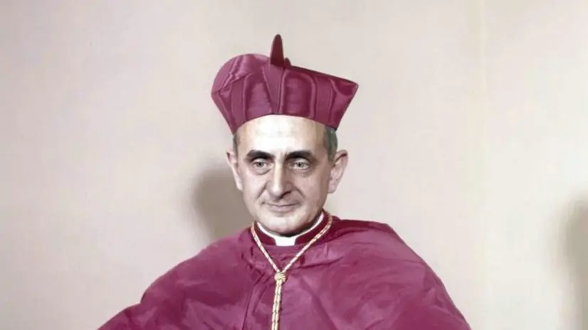 L’Arcivescovo Giovanni Battista Montini, poi diventato Paolo VI