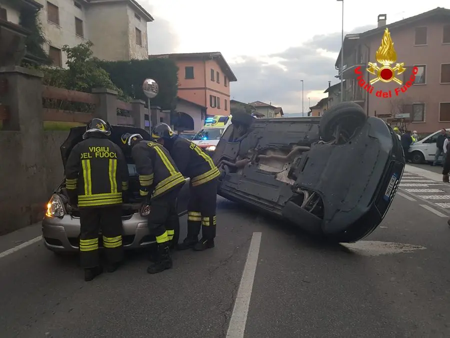 L'incidente a Darfo Boario Terme