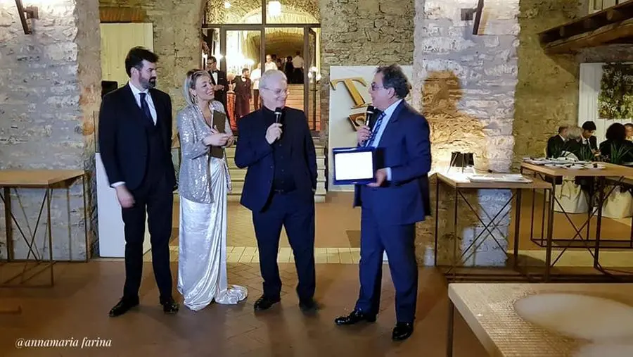 Alcuni dei protagonisti della serata al carlo Magno
