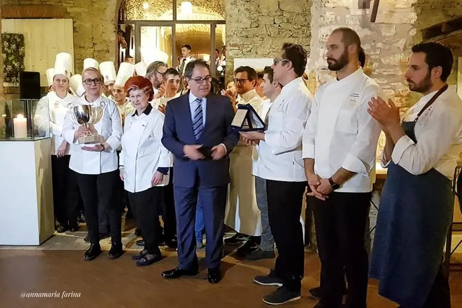 Alcuni dei protagonisti della serata al carlo Magno