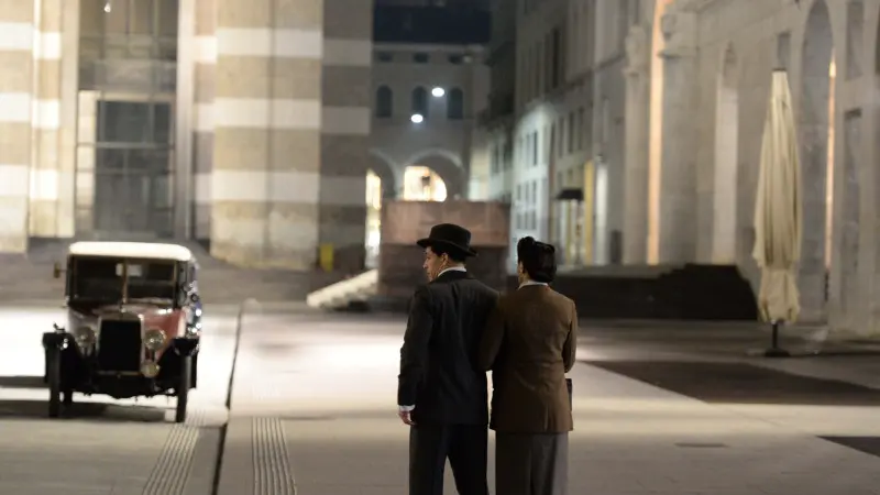 Ciak si gira. In piazza Vittoria si gira il film su D'Annunzio