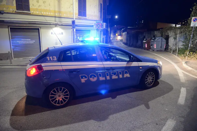 La Volante sul posto della rissa tra ragazzini