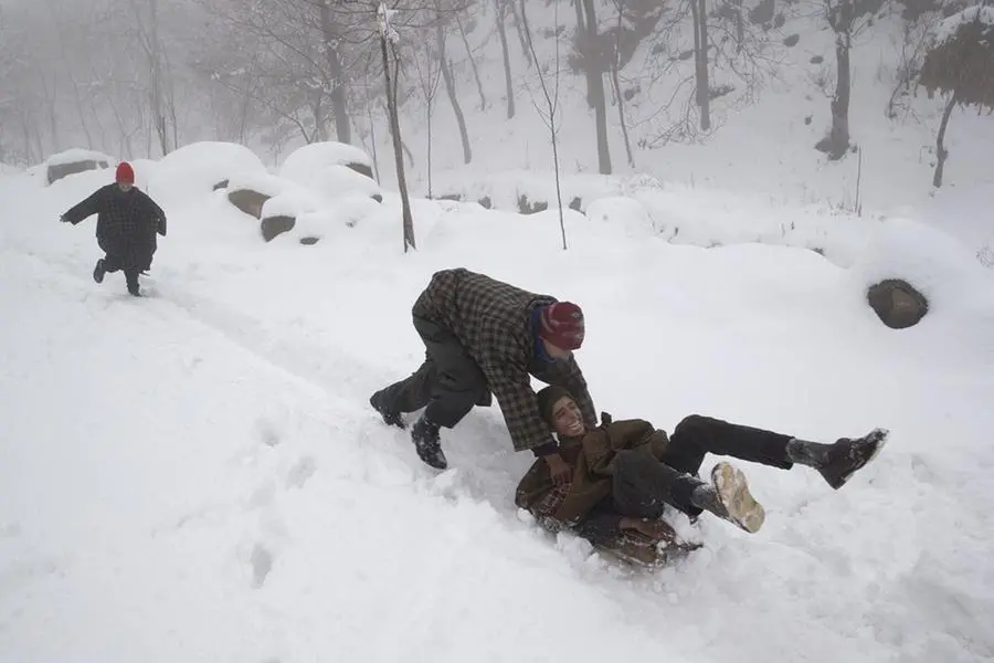 La neve nel Kashmir
