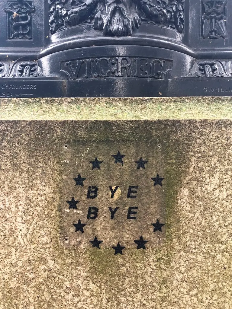Bye Bye: gli stencil di Future? a Londra