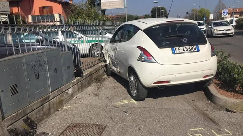 L'auto e il luogo dell'incidente