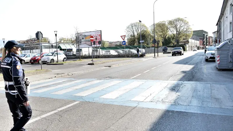 L'incidente in via Milano
