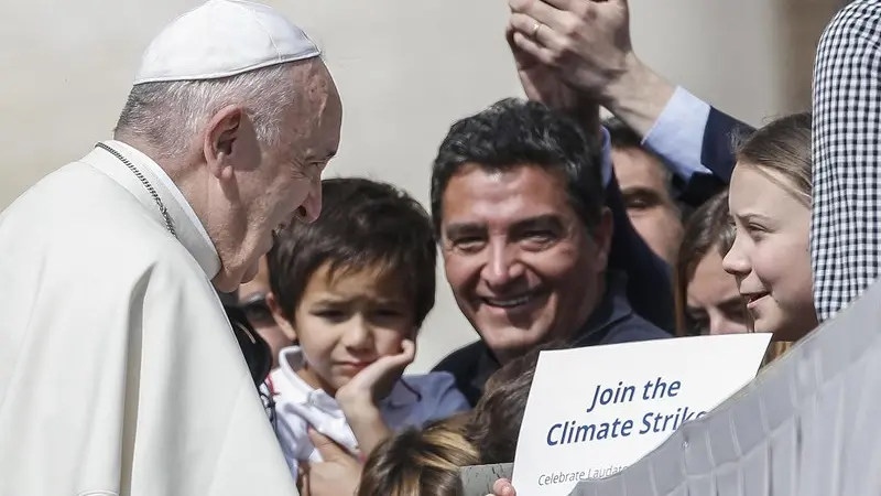Greta Thunberg da Papa Francesco