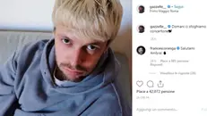 Il post di Gazzelle su Instagram © www.giornaledibrescia.it