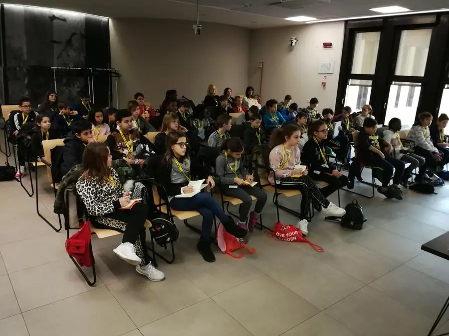 Le classi quinta A e B della scuola primaria di Colgone al GdB