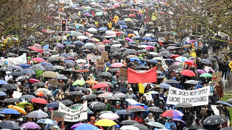 Global Climate strike, immagini dal mondo /2 - Foto Epa / Ap / Ansa © www.giornaledibrescia.it