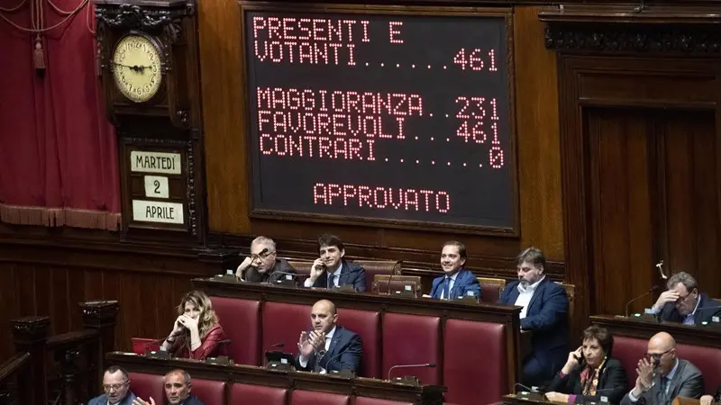 La Camera dei Deputati - Foto Ansa/Claudio Peri