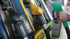 Un distributore di benzina - Foto di archivio