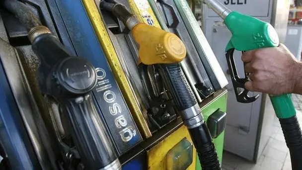 Un distributore di benzina - Foto di archivio
