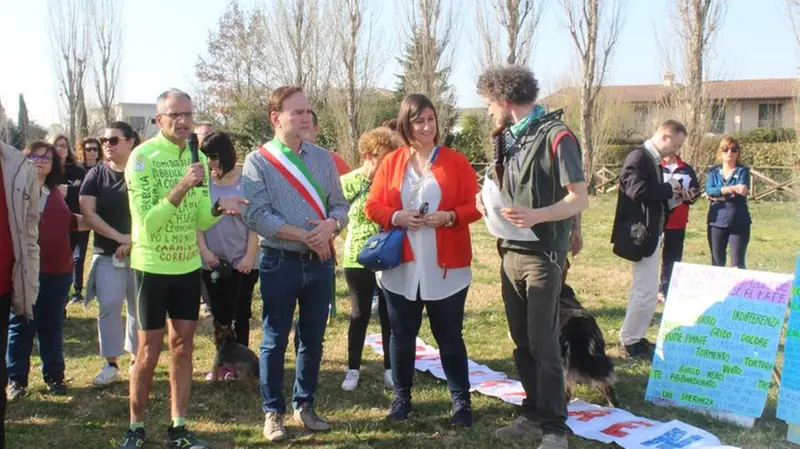 La commemorazione delle vittime della legionella