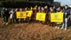 La manifestazione per salvare il Bosco di Lorenzo