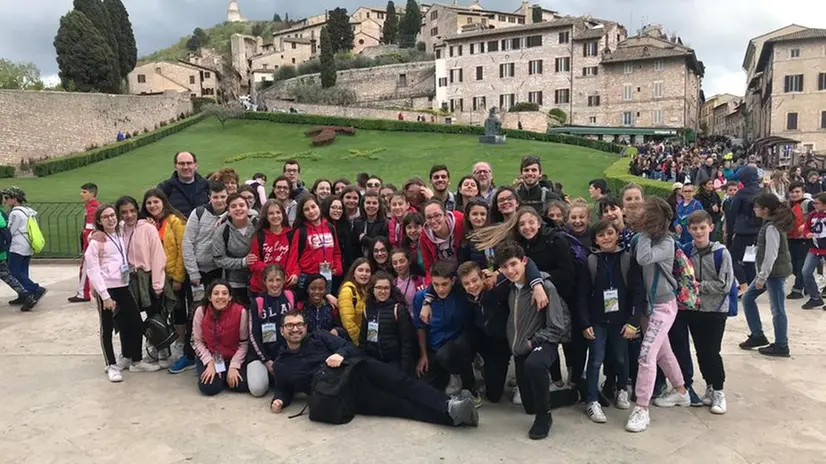 Ad Assisi i pellegrini bresciani
