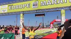 Robert Chemonges, vincitore della 17/a Green Europe Marathon, in una foto di archivio a Trieste Foto Ansa © www.giornaledibrescia.it