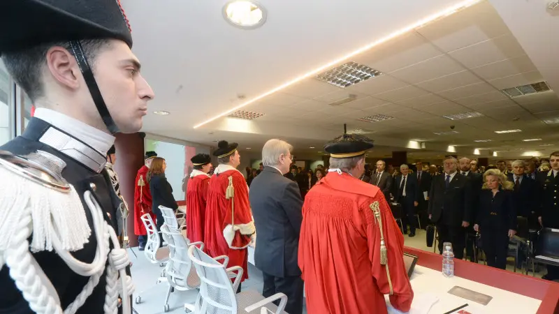 L'inaugurazione dell'anno giudiziario al Palagiustizia