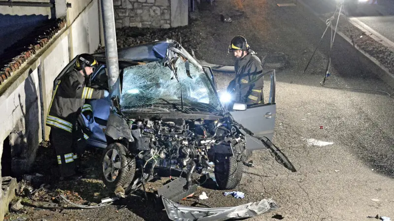 Tragico schianto a ISeo, muore un ragazzo di 24 anni