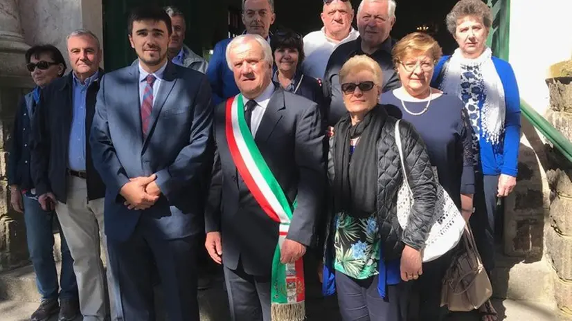 Foto di gruppo con il sindaco Rizzi