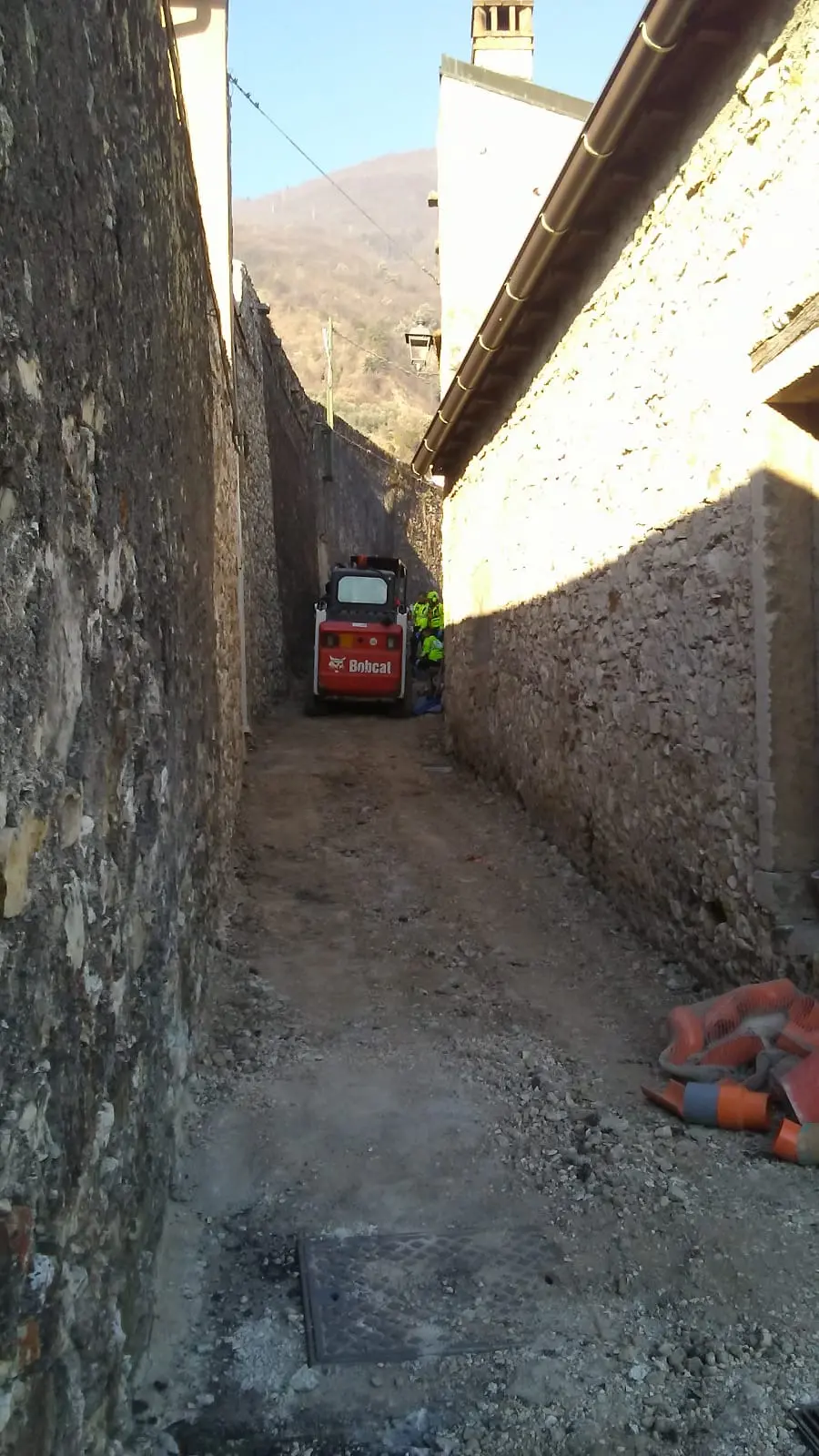 I soccorritori a Gargnano