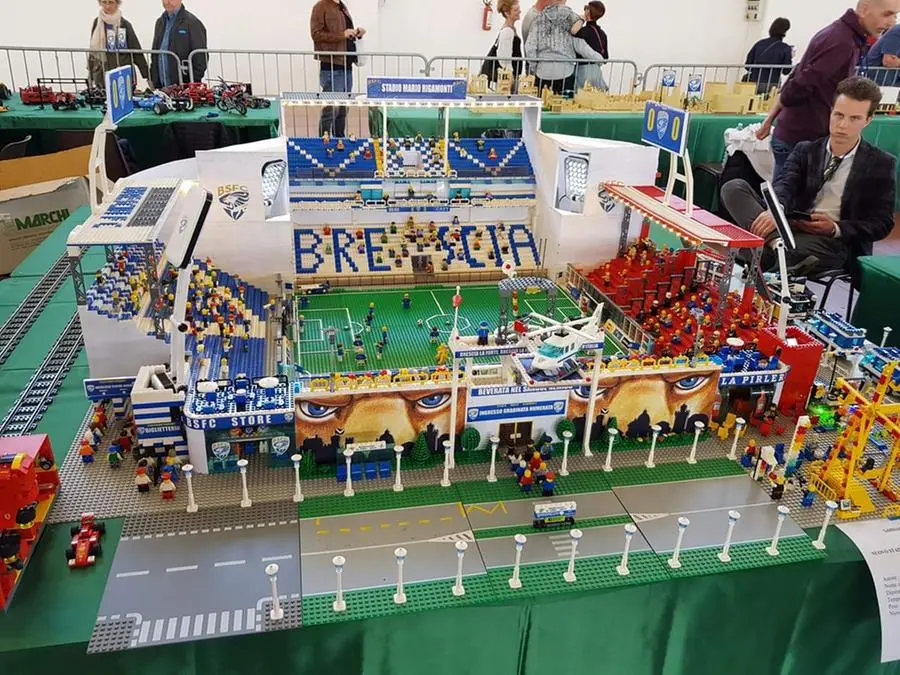 Lo stadio del Brescia in versione Lego