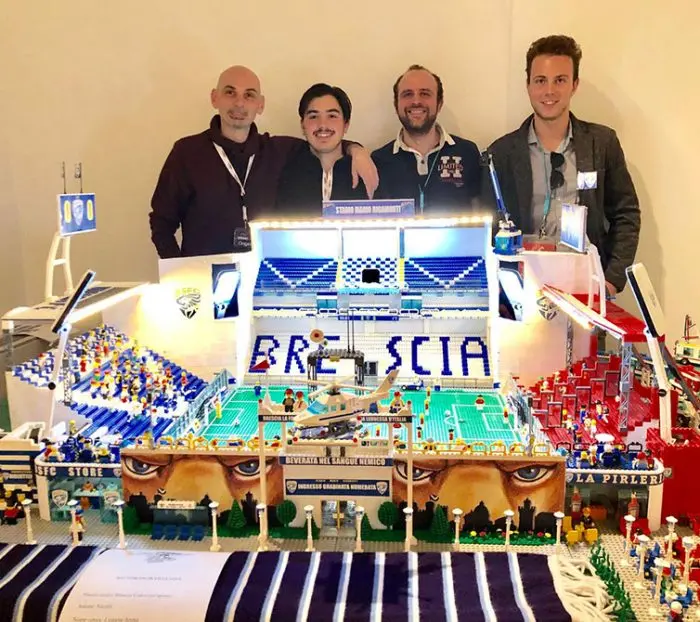 Lo stadio del Brescia in versione Lego