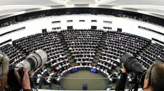 Il parlamento europeo a Bruxelles - Foto Ansa