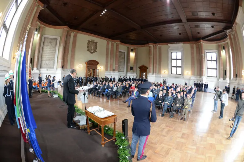 La festa della Polizia a Palazzo Loggia